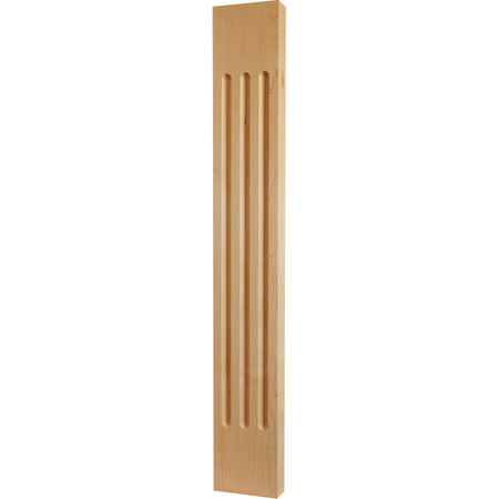 OSBORNE WOOD PRODUCTS 34 1/2 x 5 x 1 3/16 Fluted Pilaster in Soft Maple 3501M